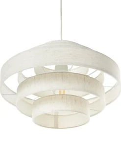 Hot Lampa wisząca EREBATO Len Złamana biel Wszystkie Lampy|Lampy Wiszące