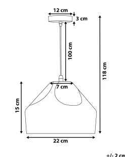 Sale Lampa wisząca EVINOS Metal Wszystkie Lampy|Lampy Wiszące