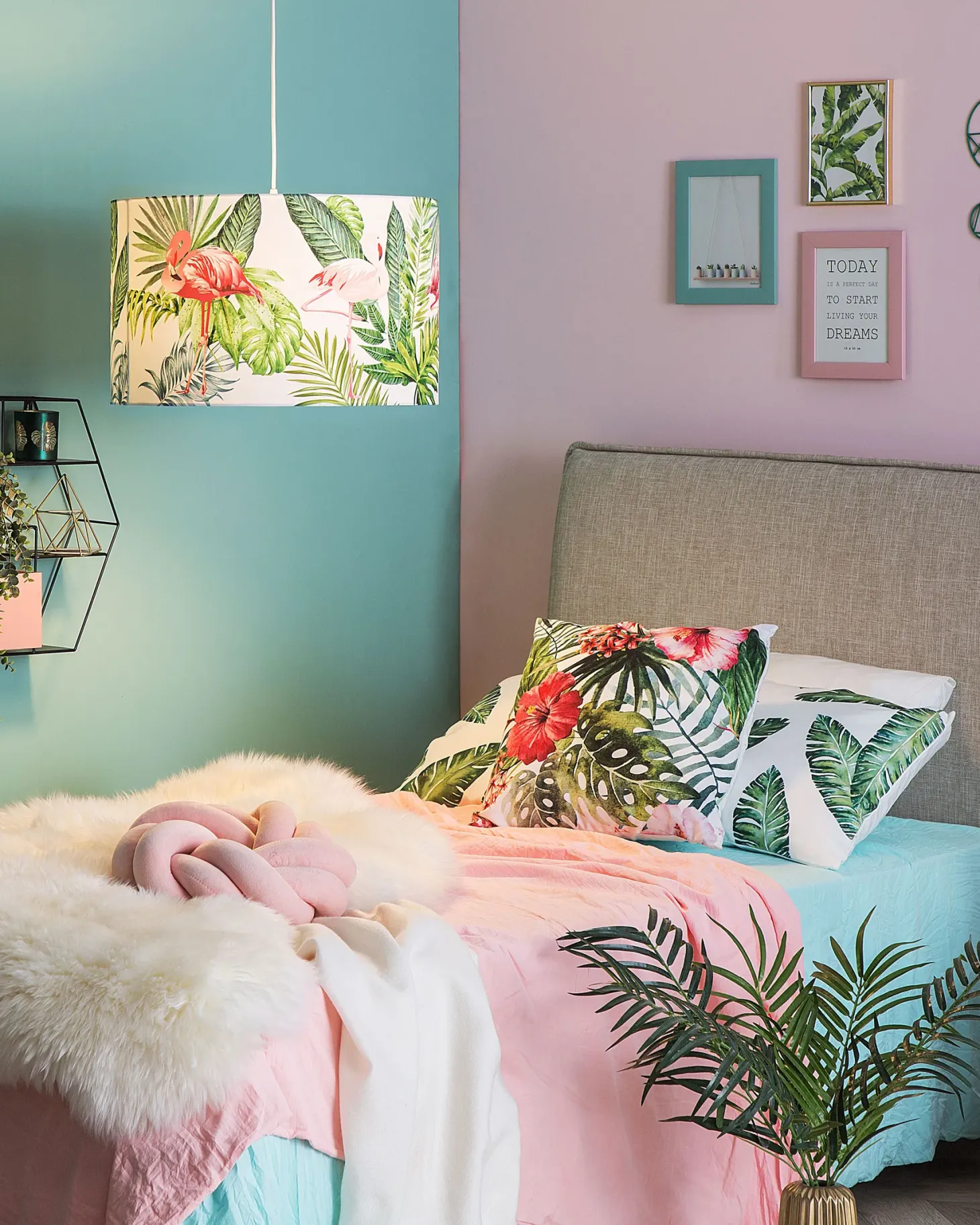 Lampa wisząca FLAMINGO Kolorowy