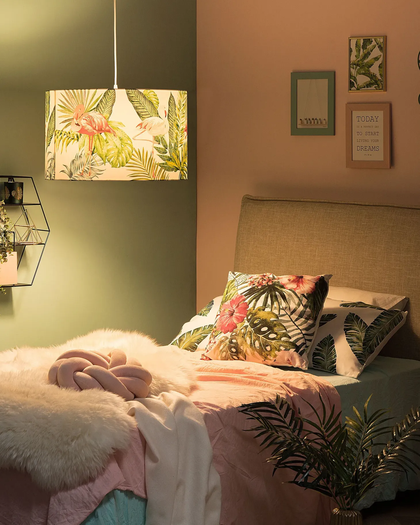 Lampa wisząca FLAMINGO Kolorowy