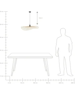 Hot Lampa wisząca FLOYD Bambus Jasnobrązowy Wszystkie Lampy|Lampy Wiszące