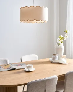 Outlet Lampa wisząca GAIREZI Metal Biały/ beżowy Wszystkie Lampy|Lampy Wiszące