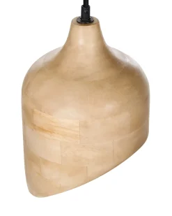 Outlet Lampa wisząca GANDAKI Drewno mango Jasno Wszystkie Lampy|Lampy Wiszące