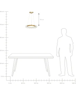 Best Lampa wisząca GEORGES Metal Wszystkie Lampy|Lampy Wiszące
