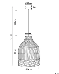 Discount Lampa wisząca GILO Rattan Naturalny Wszystkie Lampy|Lampy Wiszące