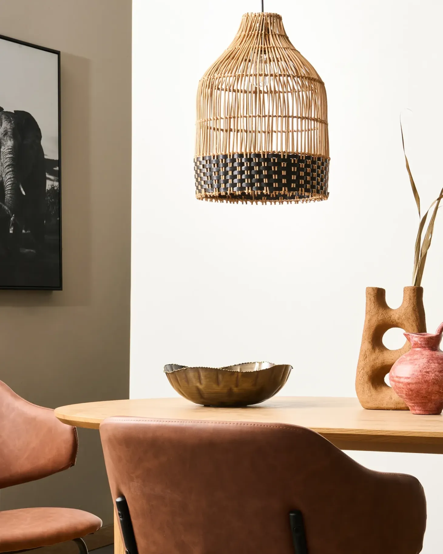 Discount Lampa wisząca GILO Rattan Naturalny Wszystkie Lampy|Lampy Wiszące