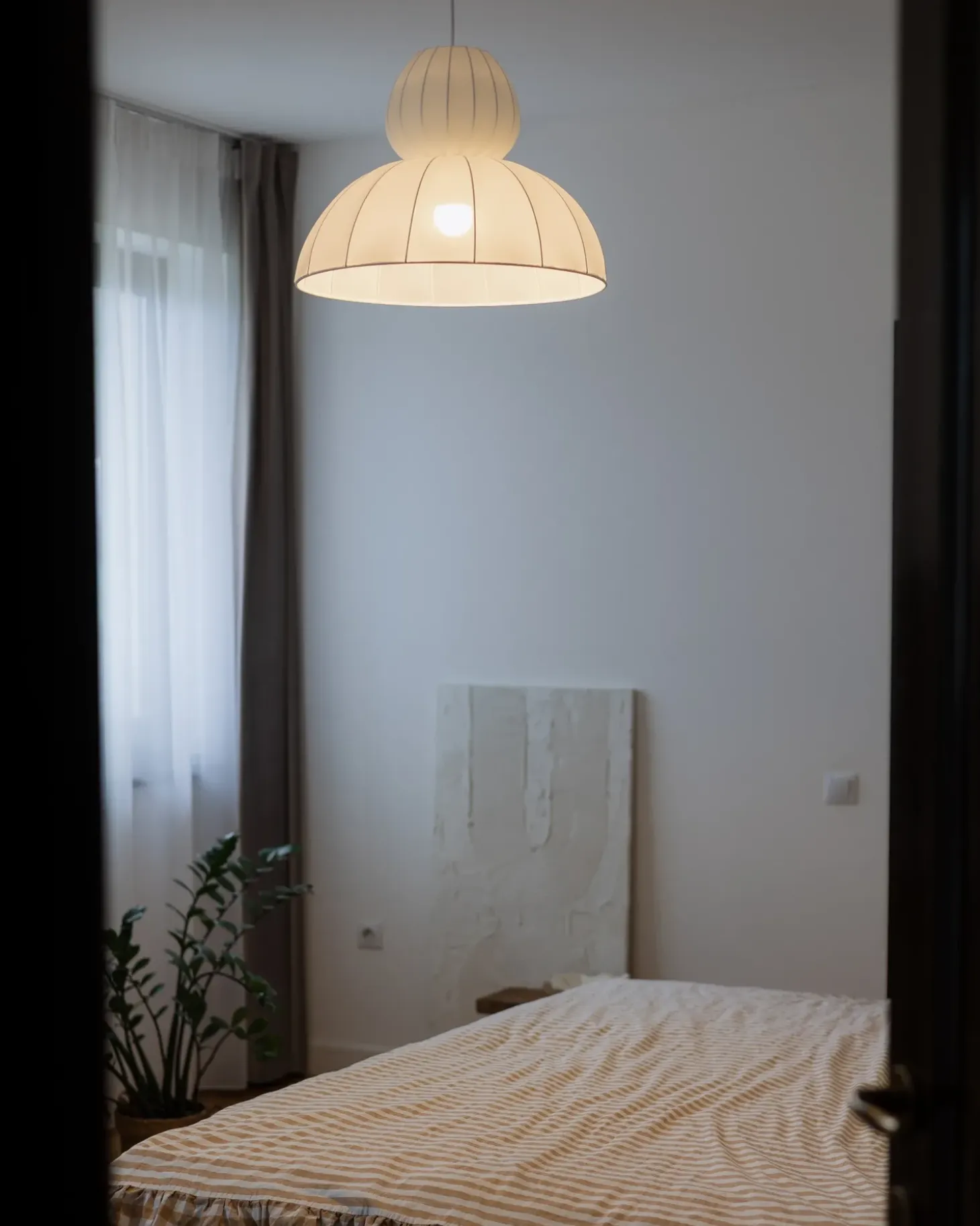 Discount Lampa wisząca GOELETTE Jedwab syntetyczny Wszystkie Lampy|Lampy Wiszące
