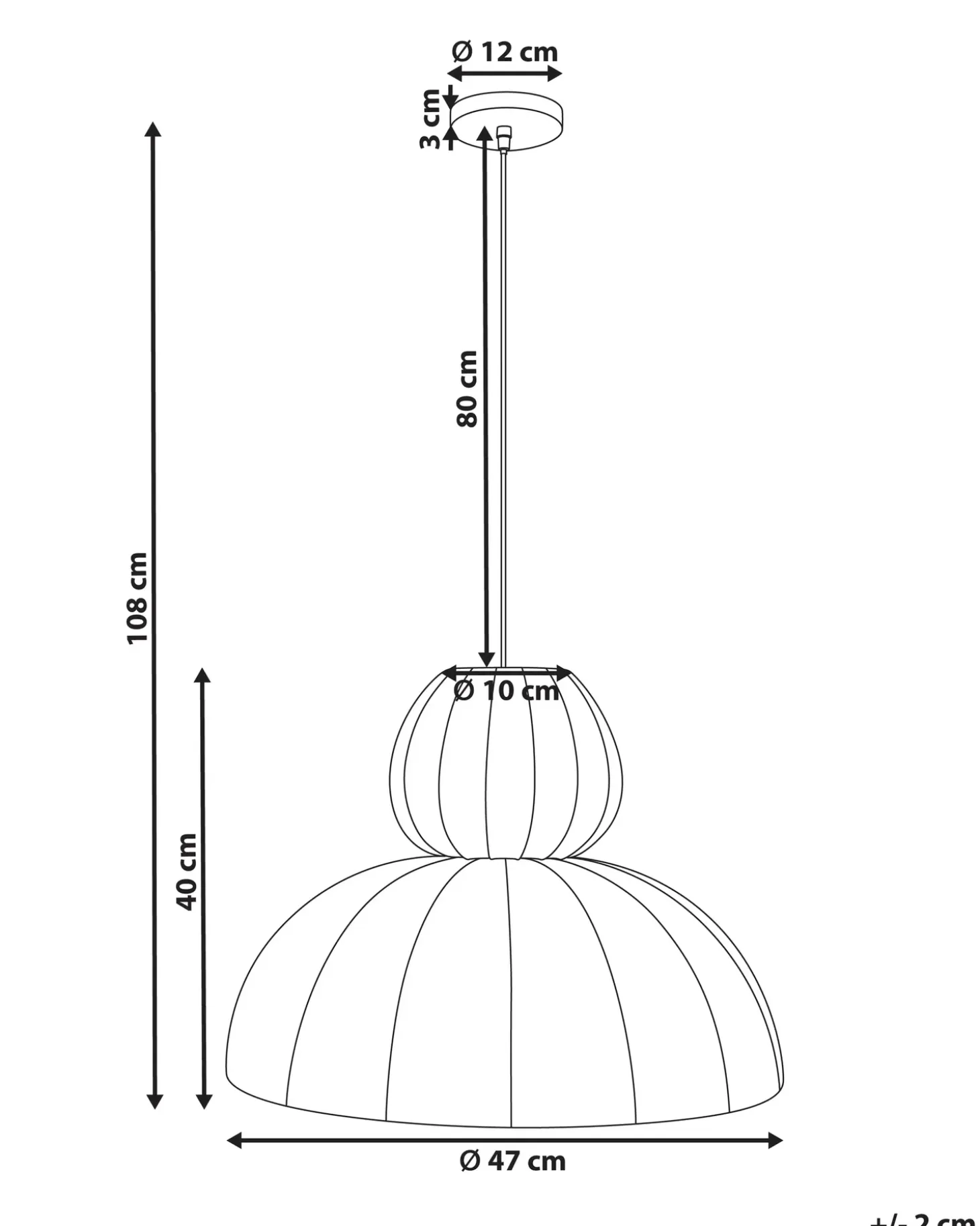 Discount Lampa wisząca GOELETTE Jedwab syntetyczny Wszystkie Lampy|Lampy Wiszące