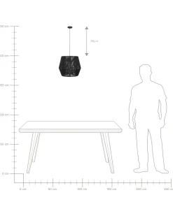 Sale Lampa wisząca GWERU Papierowa plecionka Wszystkie Lampy|Lampy Wiszące