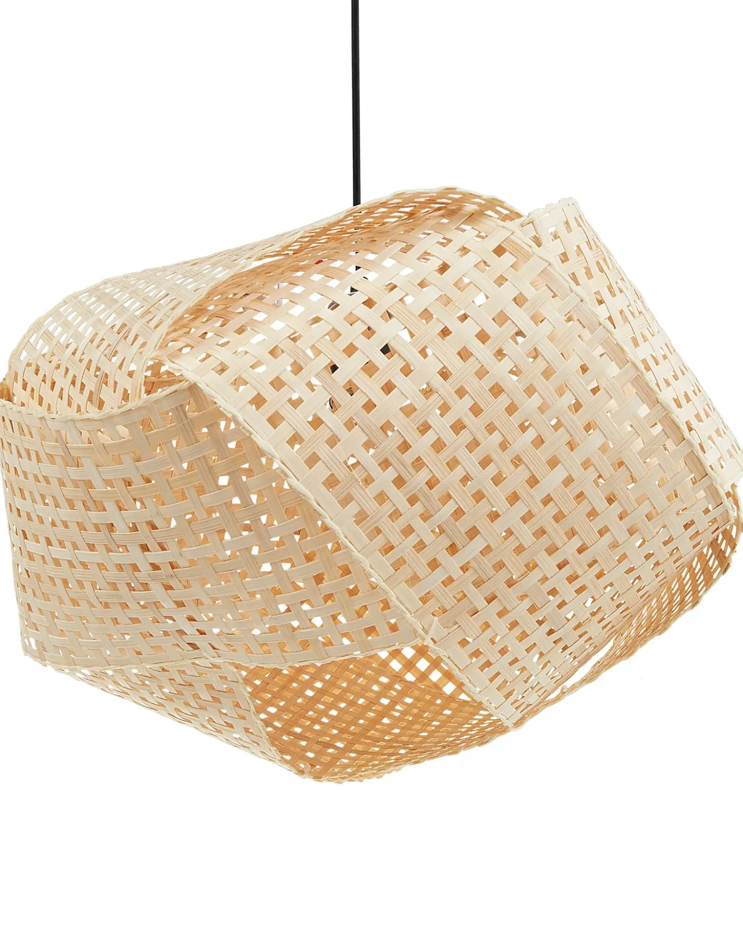 Lampa wisząca HALIL Bambus Beżowy Wszystkie Lampy|Lampy Wiszące