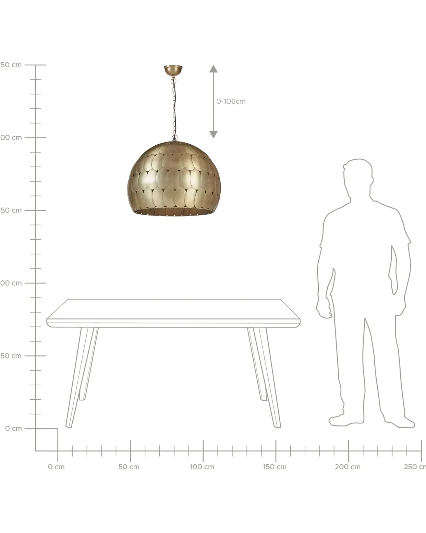 Sale Lampa wisząca HARANGI Metal Wszystkie Lampy|Lampy Wiszące