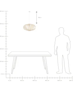 Discount Lampa wisząca HAVEL Bambus Jasnobrązowy Wszystkie Lampy|Lampy Wiszące