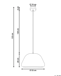 Discount Lampa wisząca JOKU Metal Jasno Wszystkie Lampy|Lampy Wiszące