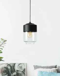Sale Lampa wisząca JURUA Szkło Czarny Wszystkie Lampy|Lampy Wiszące