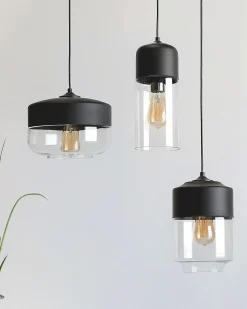 Sale Lampa wisząca JURUA Szkło Czarny Wszystkie Lampy|Lampy Wiszące