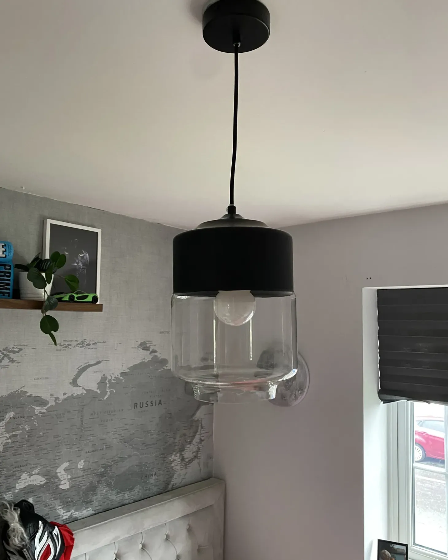 Sale Lampa wisząca JURUA Szkło Czarny Wszystkie Lampy|Lampy Wiszące