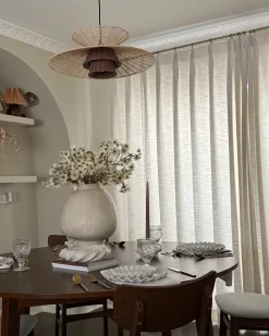 Online Lampa wisząca KABOMPO Rattan Brązowy Wszystkie Lampy|Lampy Wiszące