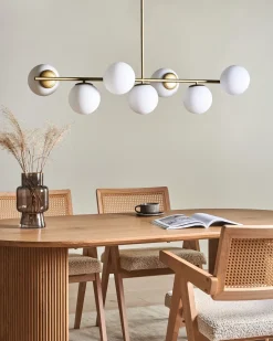 New Lampa wisząca KARLA Metal Złoty Wszystkie Lampy|Lampy Wiszące
