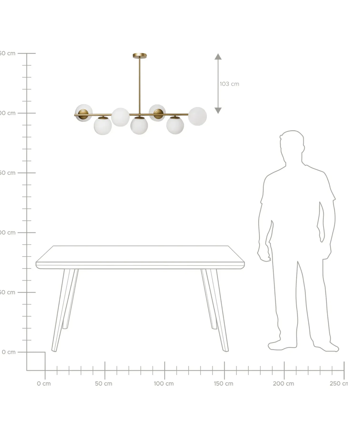 New Lampa wisząca KARLA Metal Złoty Wszystkie Lampy|Lampy Wiszące