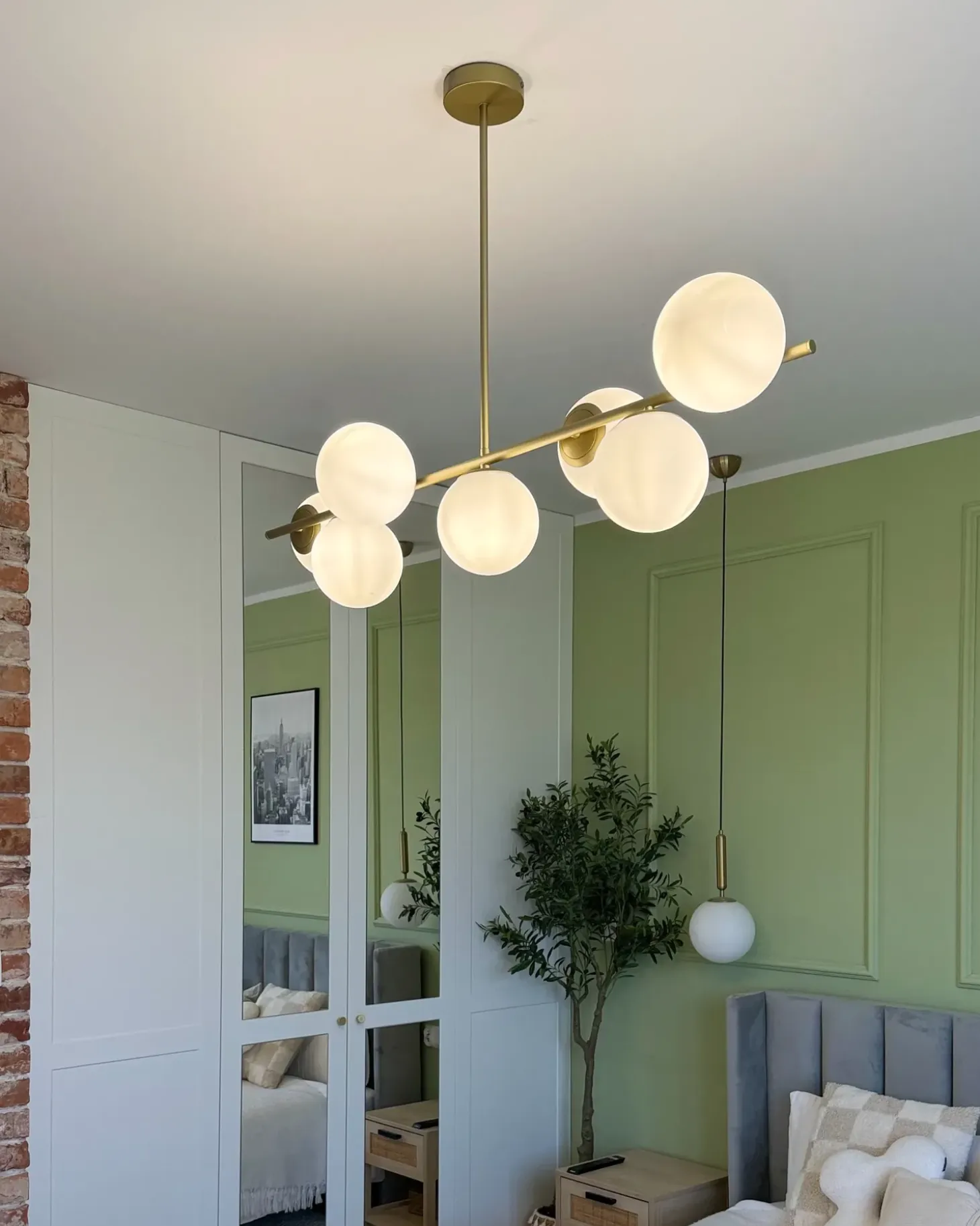 New Lampa wisząca KARLA Metal Złoty Wszystkie Lampy|Lampy Wiszące