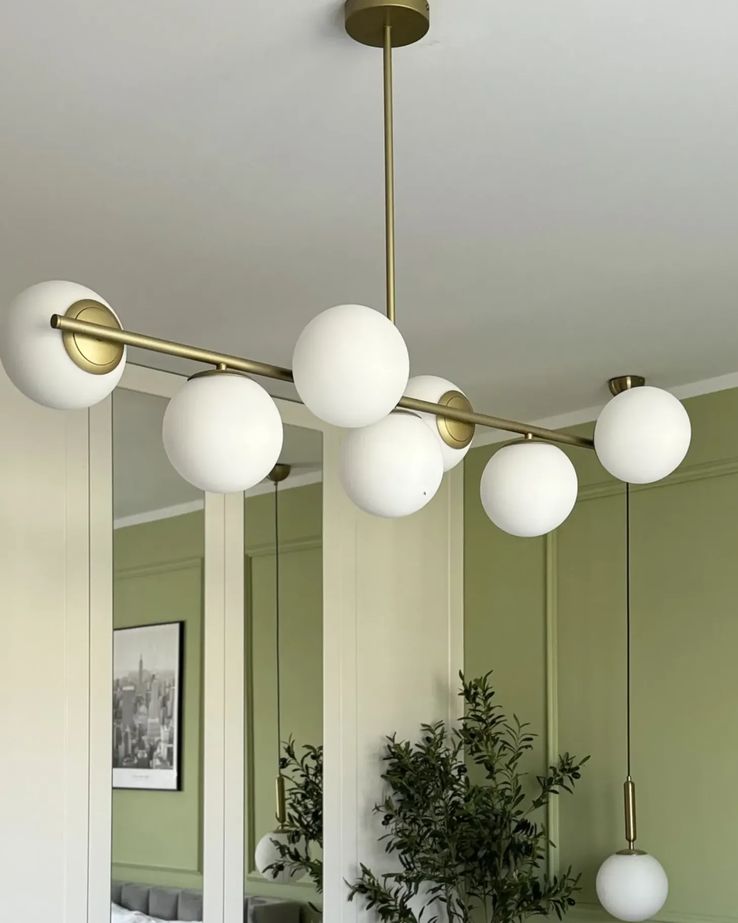 New Lampa wisząca KARLA Metal Złoty Wszystkie Lampy|Lampy Wiszące