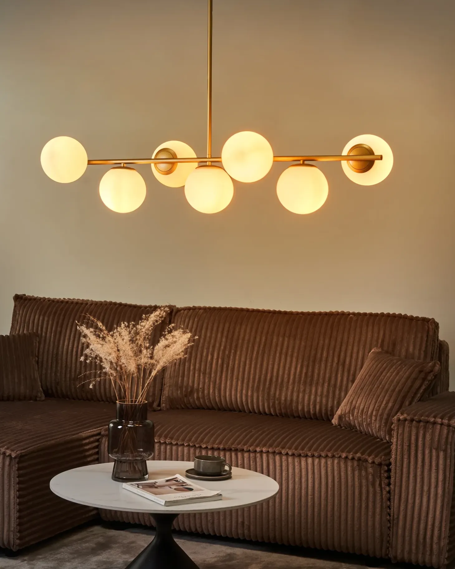 New Lampa wisząca KARLA Metal Złoty Wszystkie Lampy|Lampy Wiszące