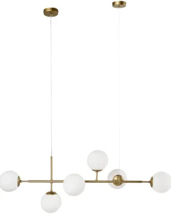 Lampa wisząca KASARI Metal Złoty Wszystkie Lampy|Lampy Wiszące