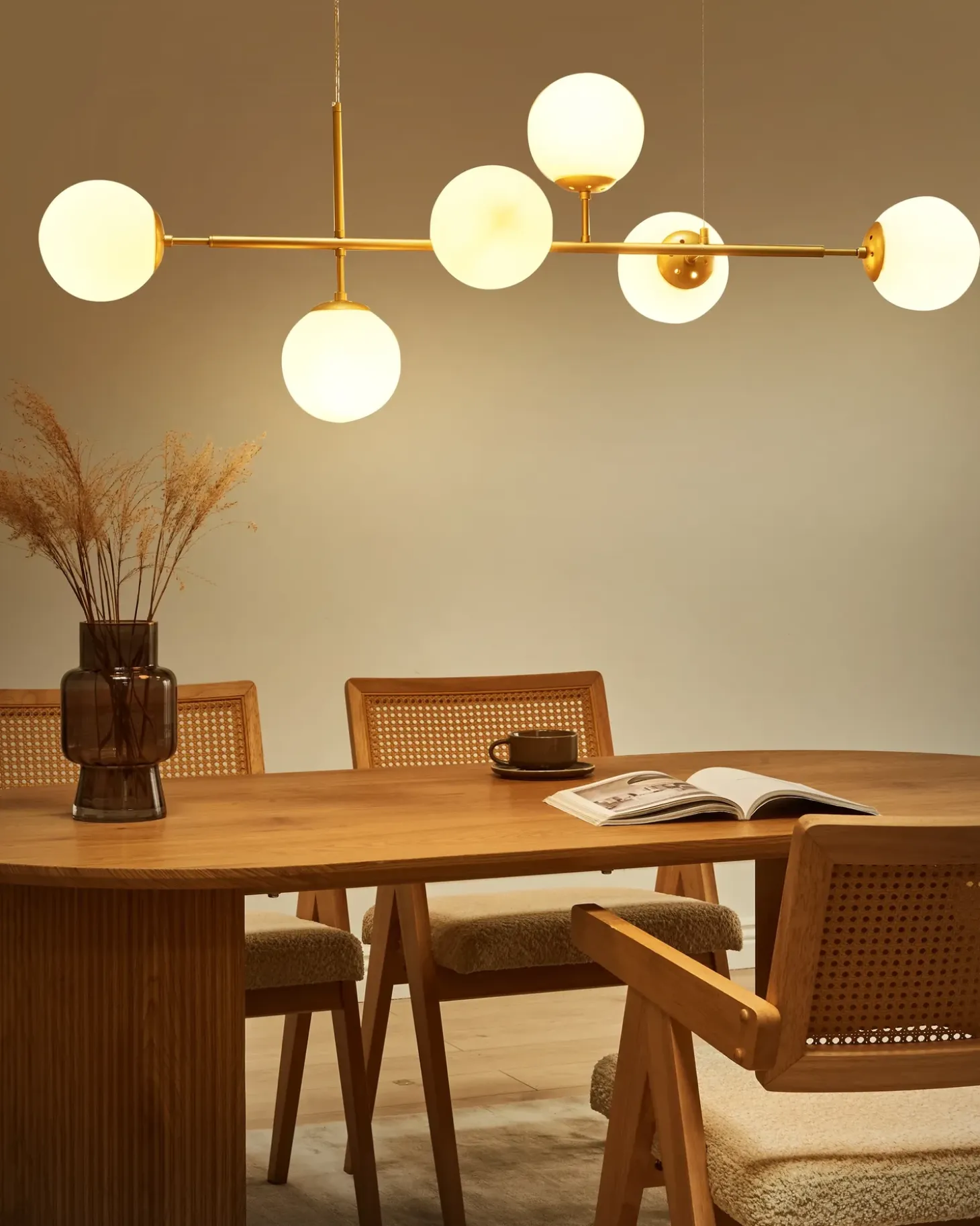 Lampa wisząca KASARI Metal Złoty Wszystkie Lampy|Lampy Wiszące