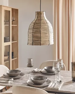Hot Lampa wisząca KELAKAS Plecionka Naturalny Wszystkie Lampy|Lampy Wiszące