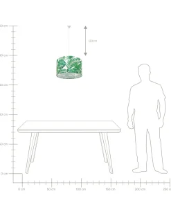 Lampa wisząca KELLS Zielony