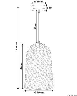 Hot Lampa wisząca KERIO Bambus Naturalny Wszystkie Lampy|Lampy Wiszące