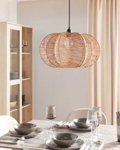 Lampa wisząca KIBI Rattan Naturalny Wszystkie Lampy|Lampy Wiszące
