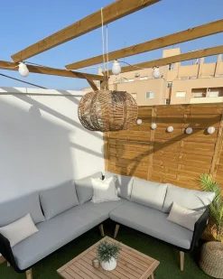 Lampa wisząca KIBI Rattan Naturalny Wszystkie Lampy|Lampy Wiszące