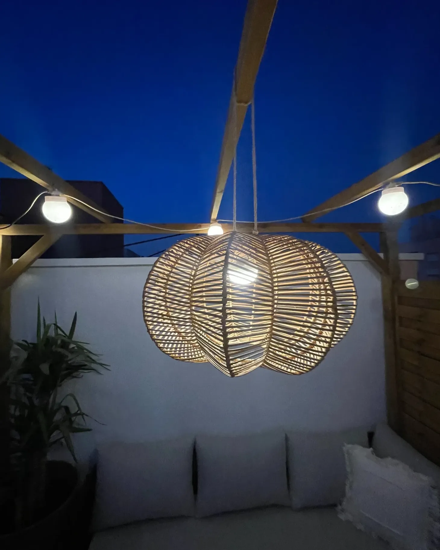 Lampa wisząca KIBI Rattan Naturalny Wszystkie Lampy|Lampy Wiszące