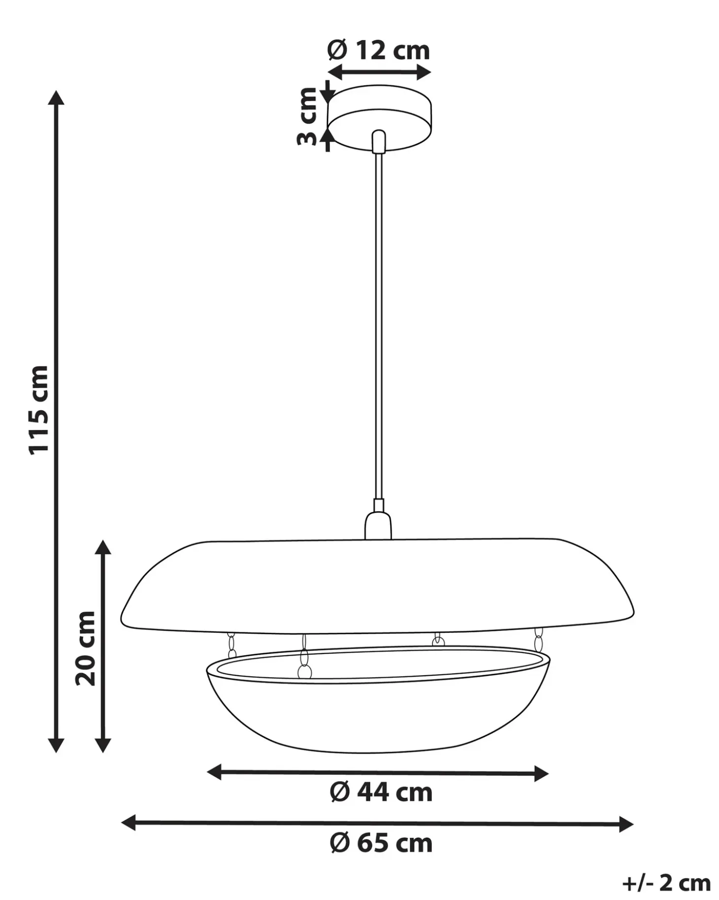 New Lampa wisząca KIDEPO Papierowa plecionka Brązowy Wszystkie Lampy|Lampy Wiszące