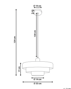 Outlet Lampa wisząca KOLGA Metal Wszystkie Lampy|Lampy Wiszące