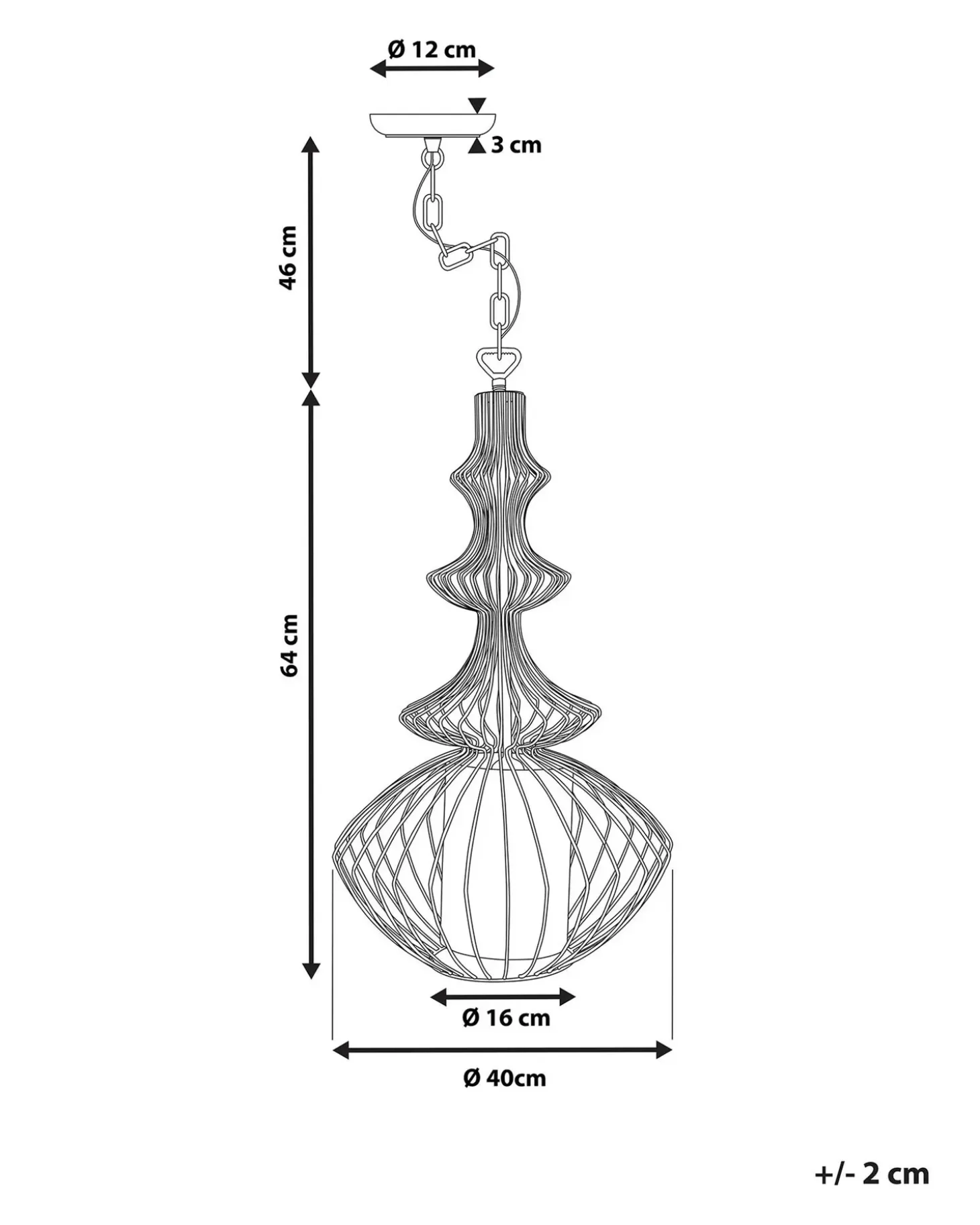 New Lampa wisząca KOLVA Metal Wszystkie Lampy|Lampy Wiszące