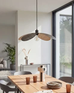 Outlet Lampa wisząca KOSHI Metal Czarny Wszystkie Lampy|Lampy Wiszące