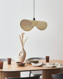 Lampa wisząca KRISHNA Metal Złoty Wszystkie Lampy|Lampy Wiszące