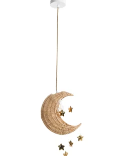 Lampa wisząca Księżyc ORCHON Rattan Naturalny