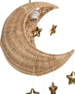 Lampa wisząca Księżyc ORCHON Rattan Naturalny