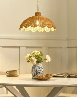 Online Lampa wisząca KUKULE Rattan Naturalny Wszystkie Lampy|Lampy Wiszące