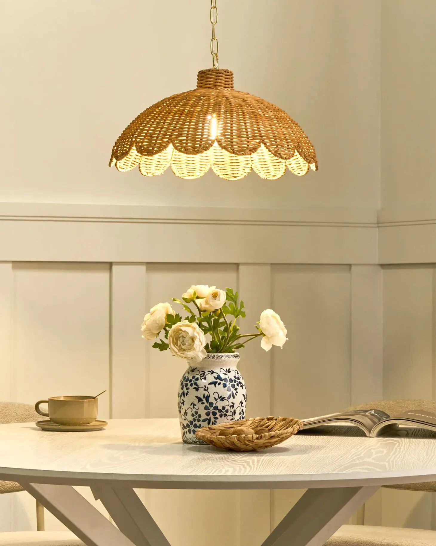 Online Lampa wisząca KUKULE Rattan Naturalny Wszystkie Lampy|Lampy Wiszące