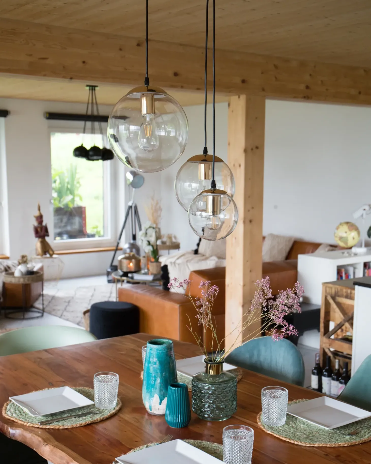 Online Lampa wisząca LADON Szkło Przezroczysty Wszystkie Lampy|Lampy Wiszące