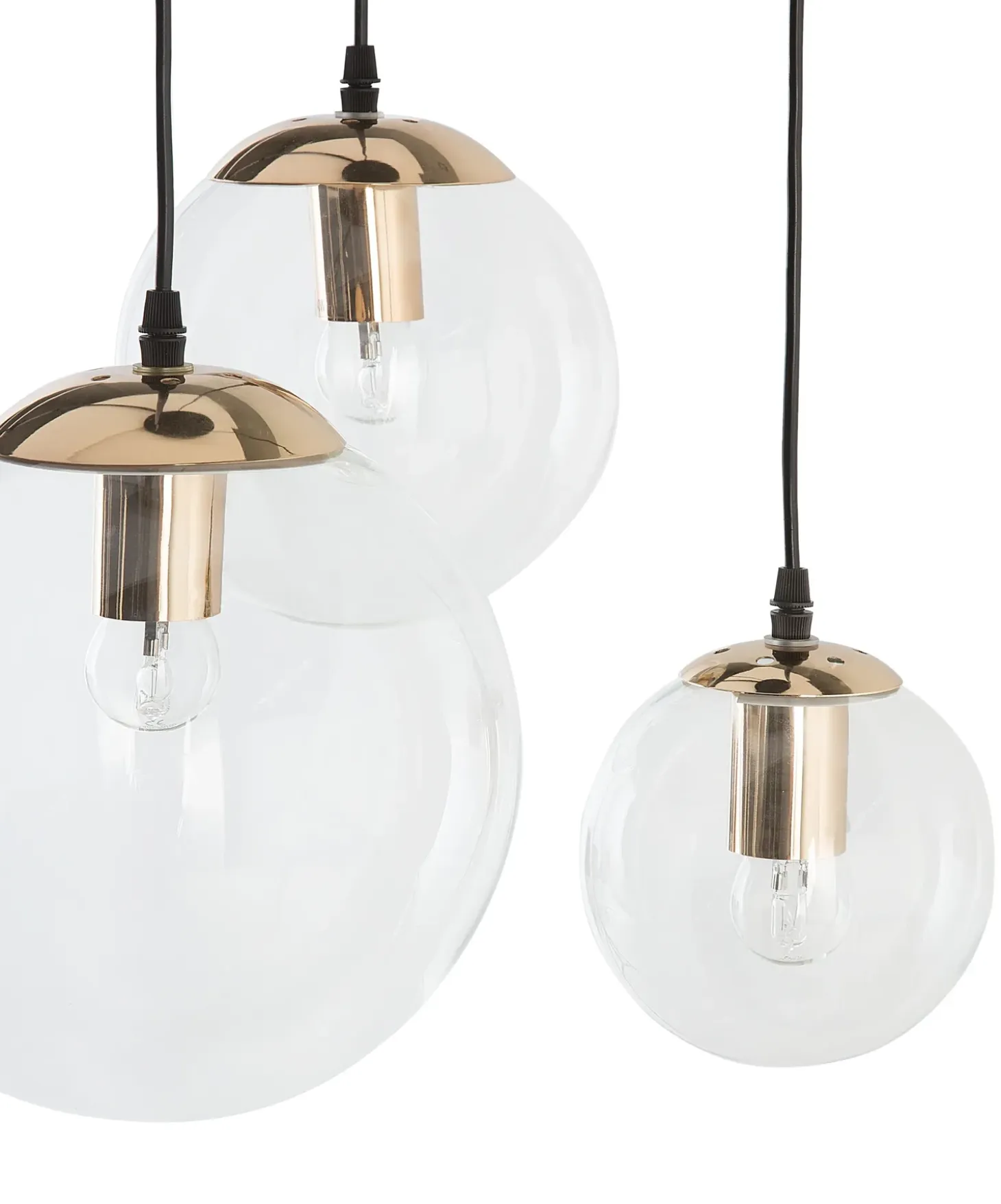 Online Lampa wisząca LADON Szkło Przezroczysty Wszystkie Lampy|Lampy Wiszące