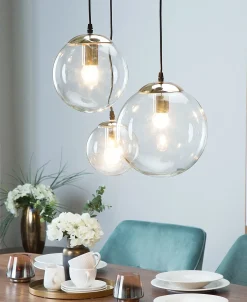 Online Lampa wisząca LADON Szkło Przezroczysty Wszystkie Lampy|Lampy Wiszące