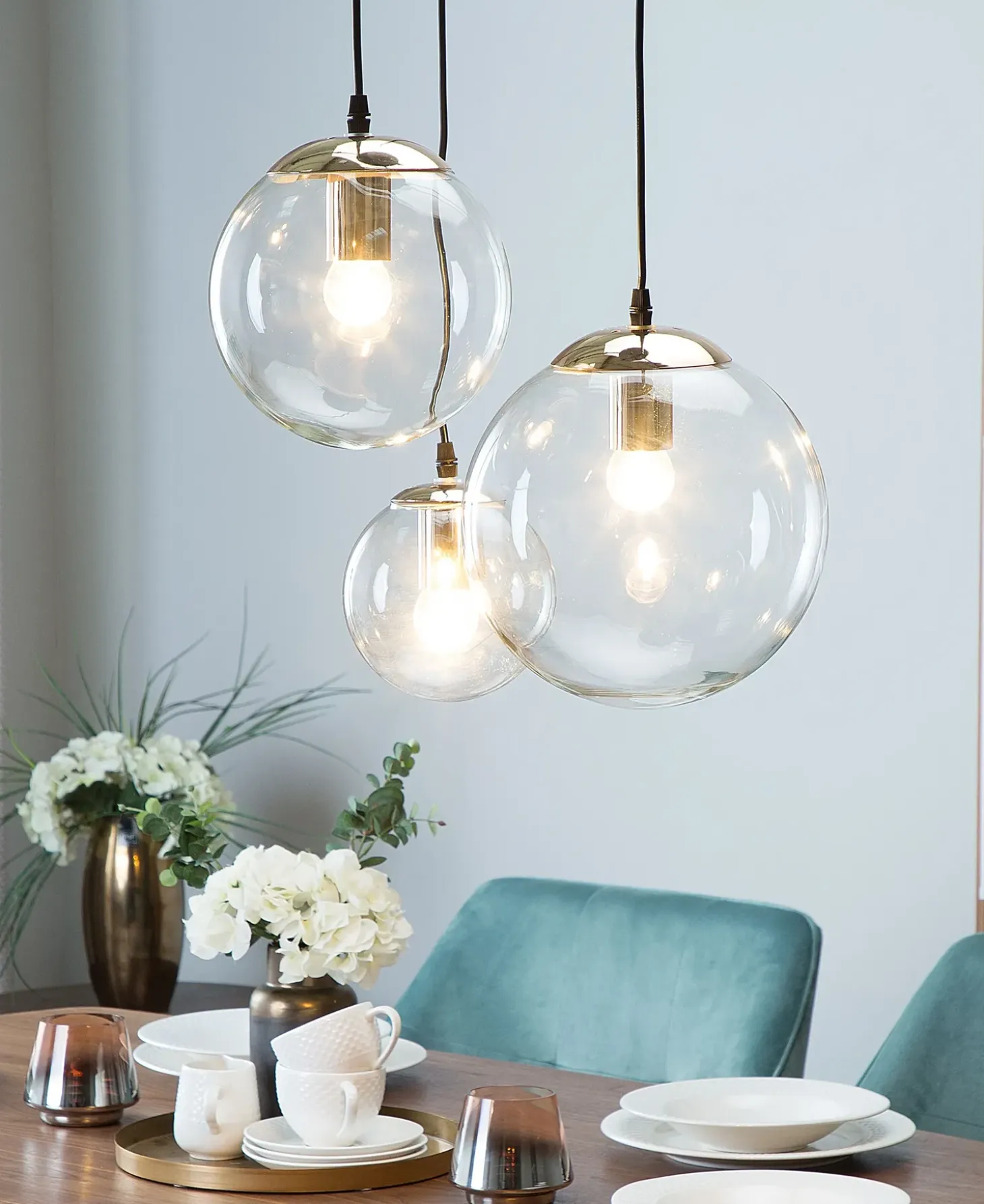 Online Lampa wisząca LADON Szkło Przezroczysty Wszystkie Lampy|Lampy Wiszące