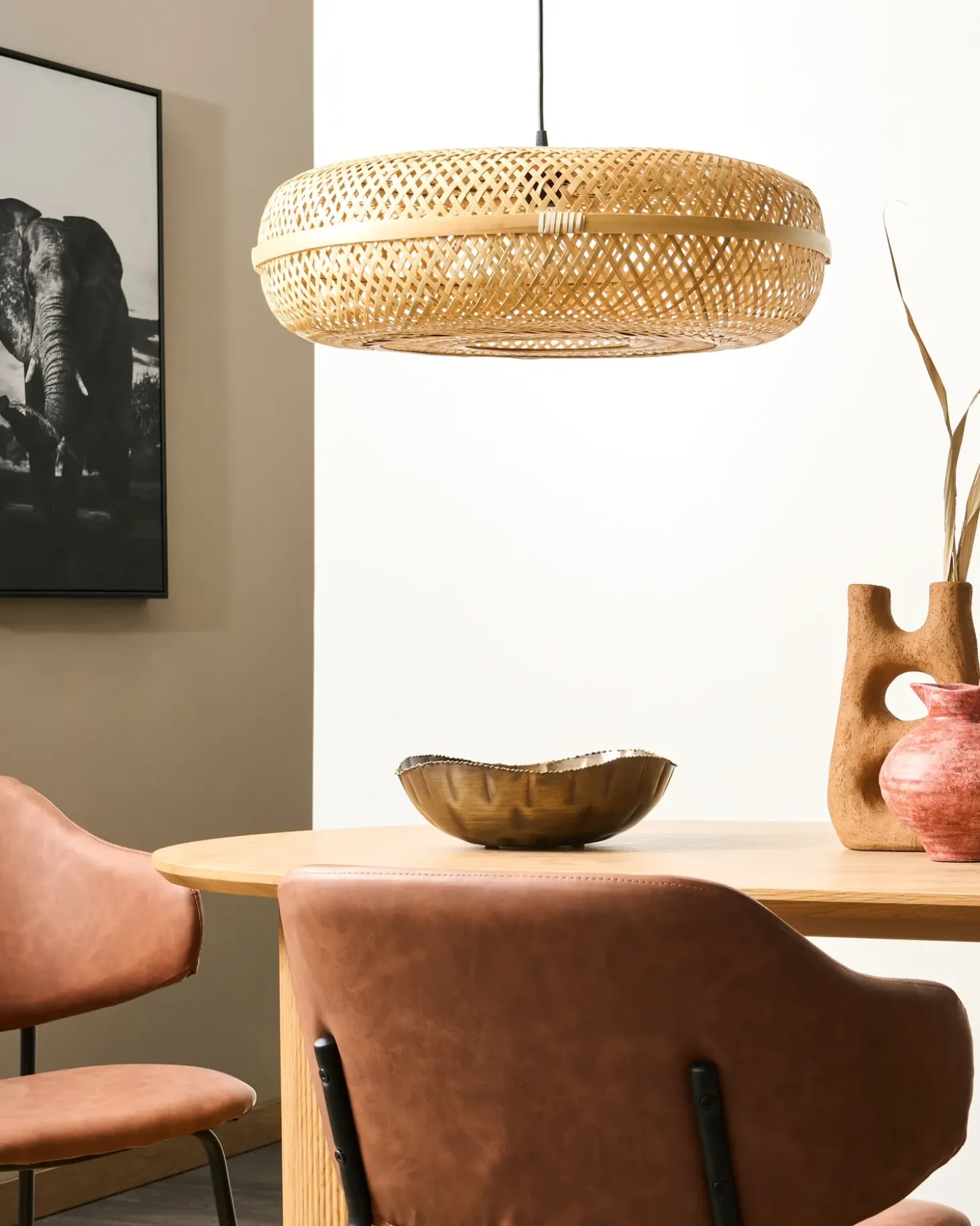 Hot Lampa wisząca LAJAS Bambus Wszystkie Lampy|Lampy Wiszące