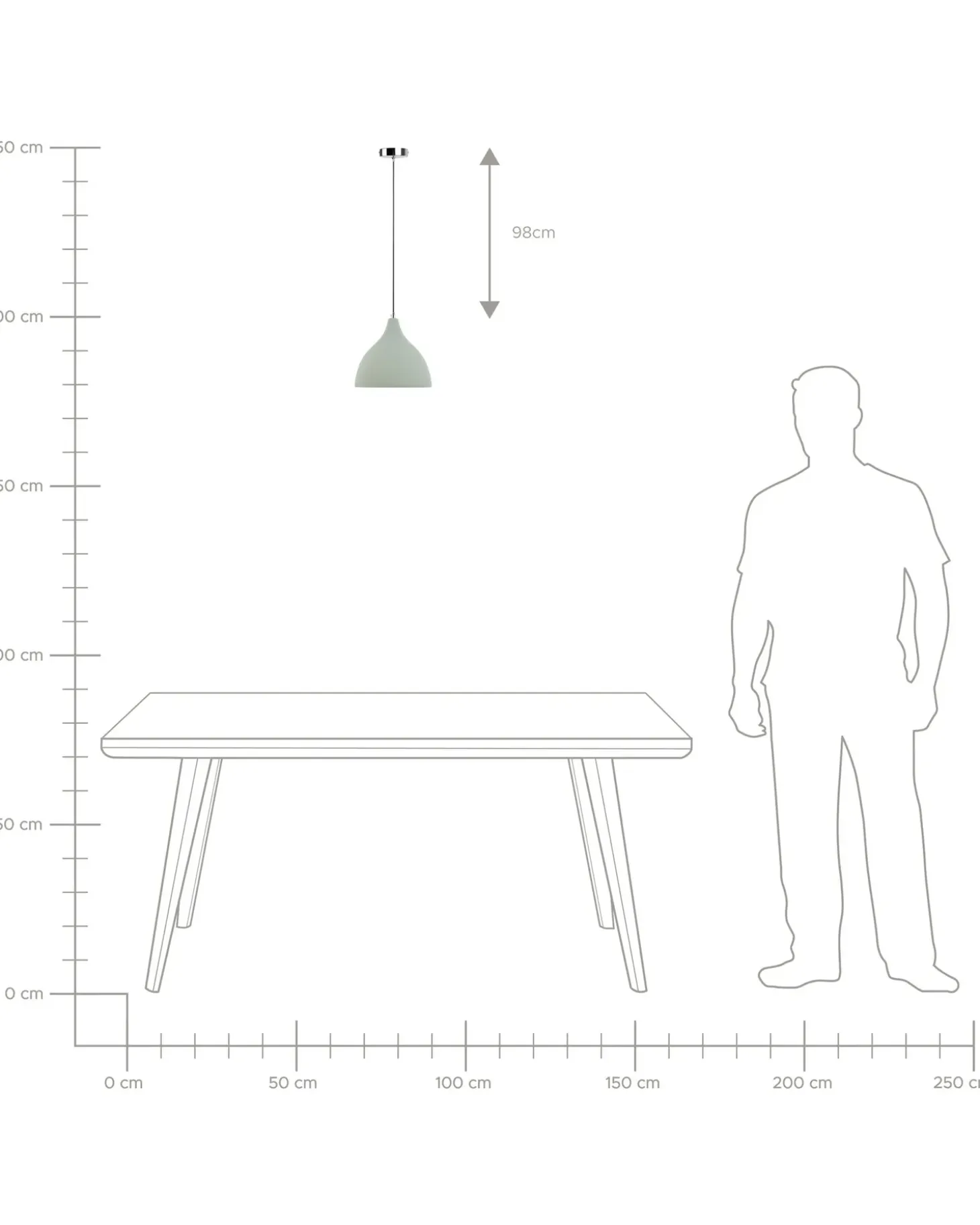 Discount Lampa wisząca LAMBRO Beton Jasno Wszystkie Lampy|Lampy Wiszące