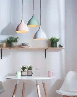 Discount Lampa wisząca LAMBRO Beton Jasno Wszystkie Lampy|Lampy Wiszące